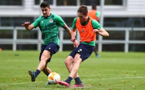 Jon Pacheco, durante un entrenamiento.