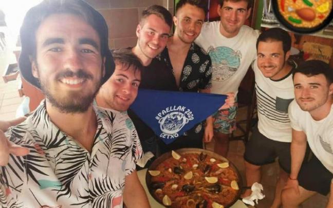 Uno de los grupos, en este caso de chicos, que se animó en la edición virtual de 2020. Fotos: Itxas Argia