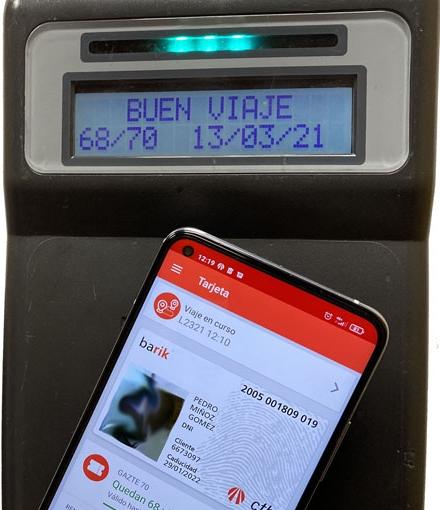 La aplicación Barik Mobile supondrá transformar el teléfono móvil en una tarjeta Barik.