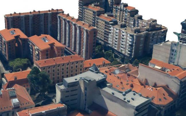 Modelado 3D de Pamplona.