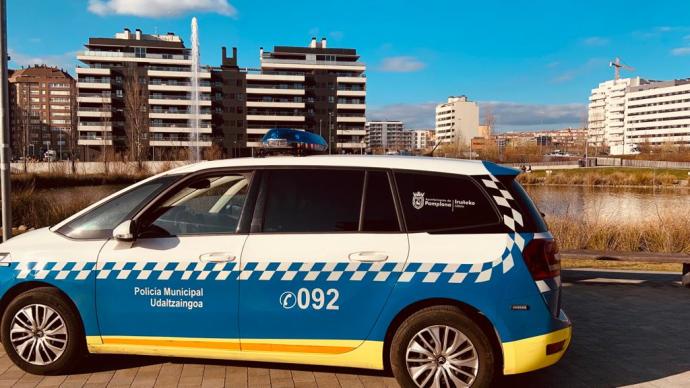 Vehículo de Policía Municipal de Pamplona.