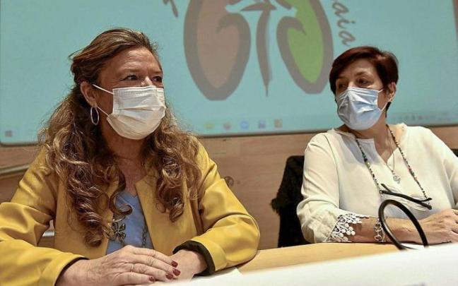 La consejera Gotzone Sagardui inauguró ayer en Bilbao la XIII Conferencia socio-informativa de personas con enfermedad renal. Foto: Efe