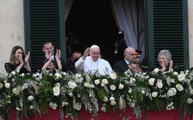 El Papa, durante su visita a Malta. El Papa, durante su visita a Malta.