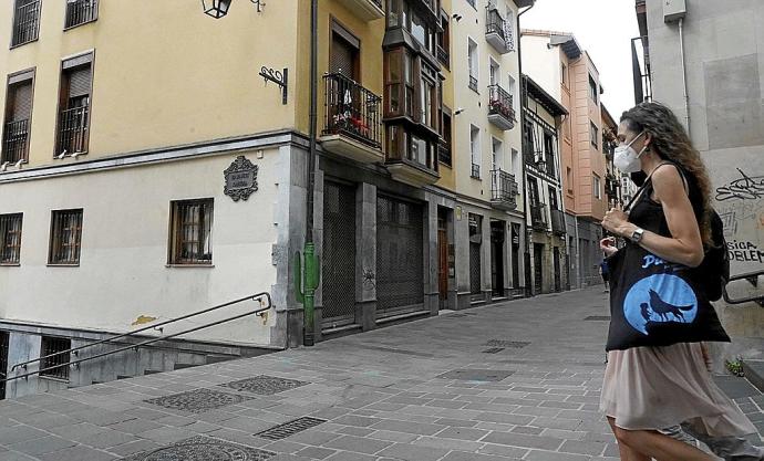 Fachada del edificio de la calle Zapatería. Foto: Alex Larretxi