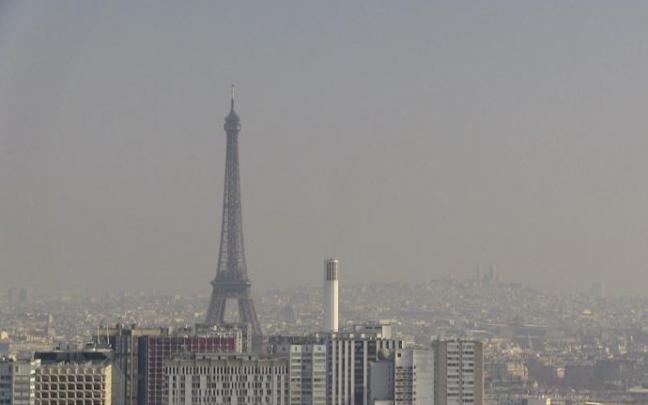 Vista de la torre Eiffel. Vista de la torre Eiffel.