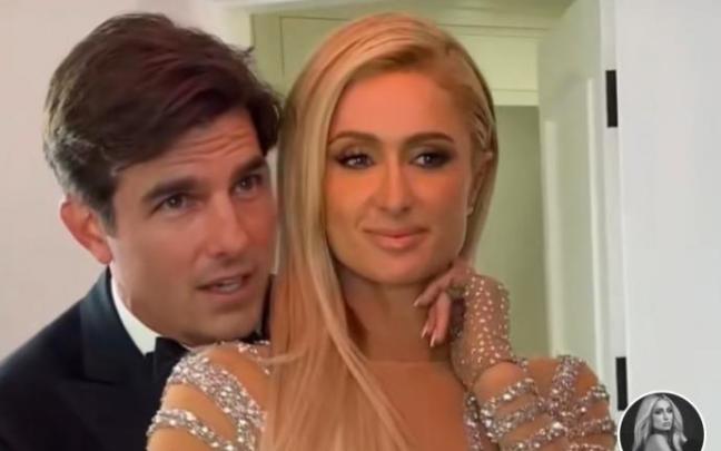 Captura del vídeo de TikTok de Paris Hilton. Captura del vídeo de TikTok de Paris Hilton.