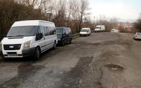 Estado actual del aparcamiento de Santa Isabel.