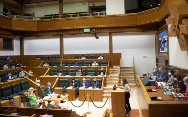 Pleno en el Parlamento vasco Pleno en el Parlamento vasco
