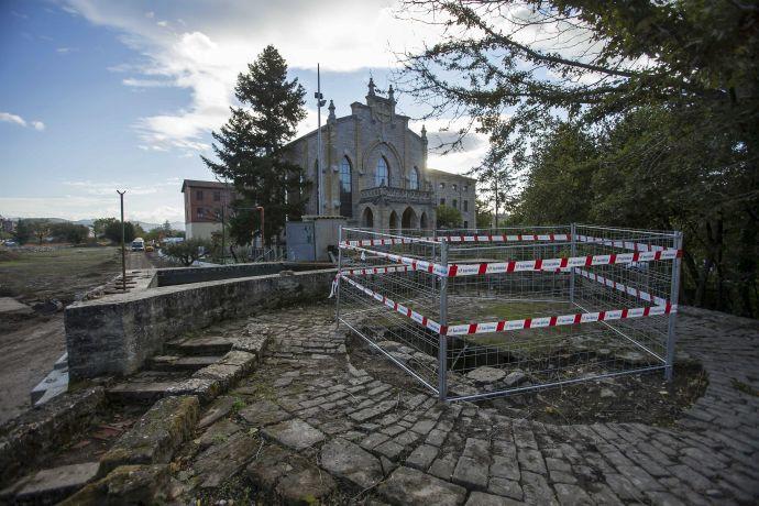 Obras en la noria de sangre de la Magdalena