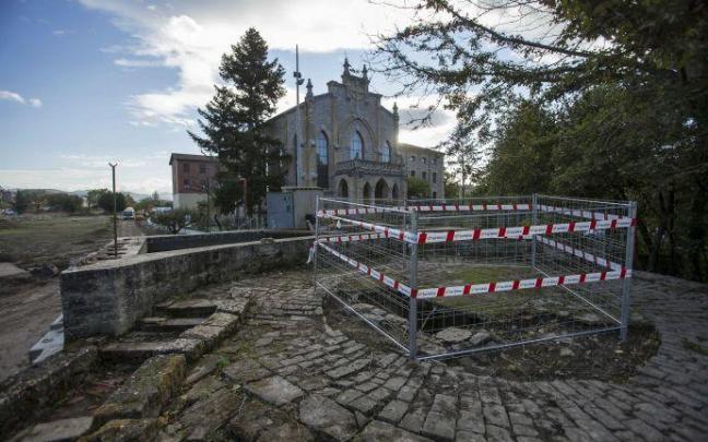 Obras en la noria de sangre de la Magdalena Obras en la noria de sangre de la Magdalena
