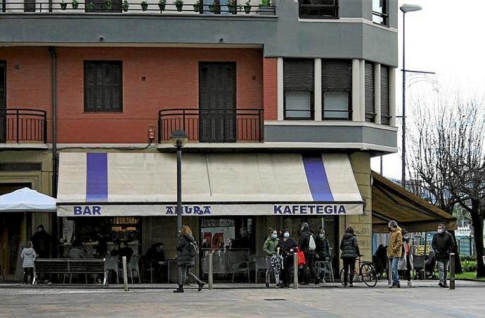 Una terraza en el distrito de San Pedro. Foto: A.M.