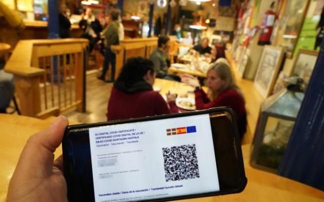 Si el TSJPV avala la petición del Gobierno vasco, el pasaporte covid estará vigente hasta el 13 de febrero Si el TSJPV avala la petición del Gobierno vasco, el pasaporte covid estará vigente hasta el 13 de febrero