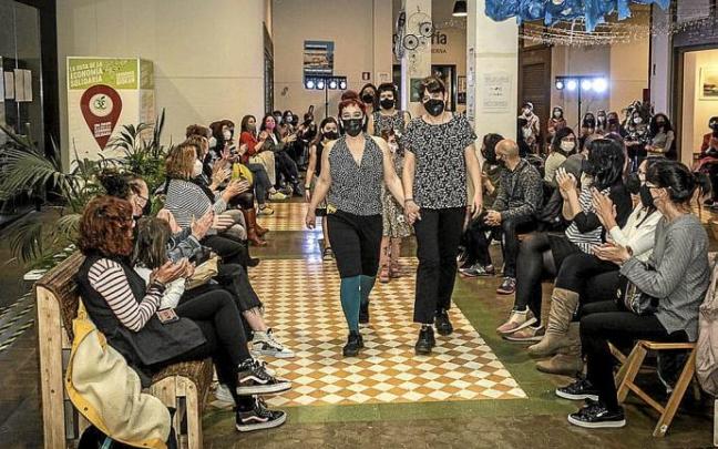 Una imagen de una edición anterior de la Pasarela Sostenible en Geltoki. Foto: Dabid Ekinklik