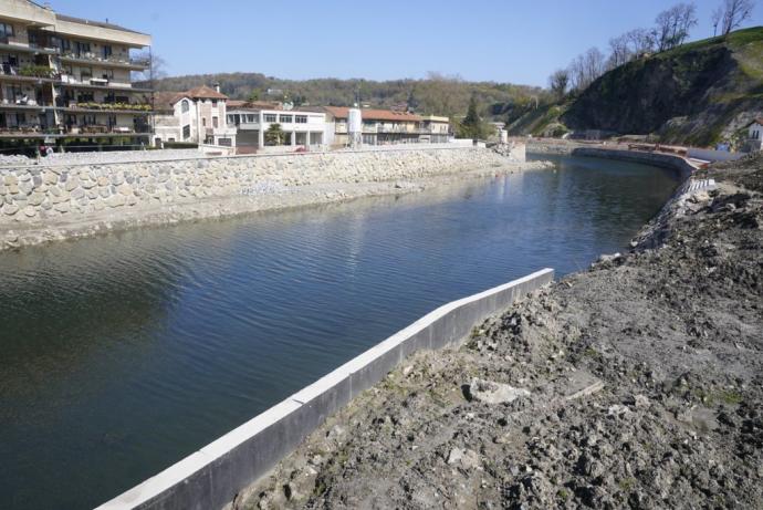 Paseo de Sarroeta en obras, en la zona en la que se ha propuesto construir un hotel.