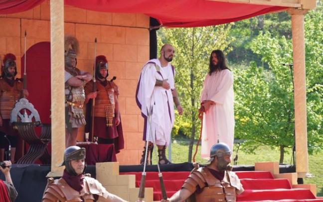 Arkotxa ha vuelto a celebrar su Pasión Viviente