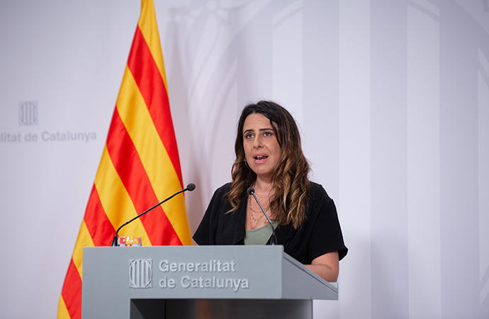 Patricia Plaja, portavoz del Govern catalán.