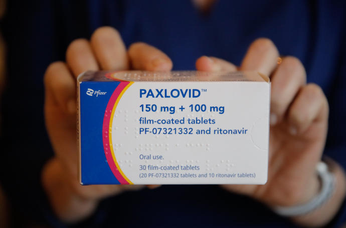 Paxlovid, el antiviral de Pfizer contra la covid.