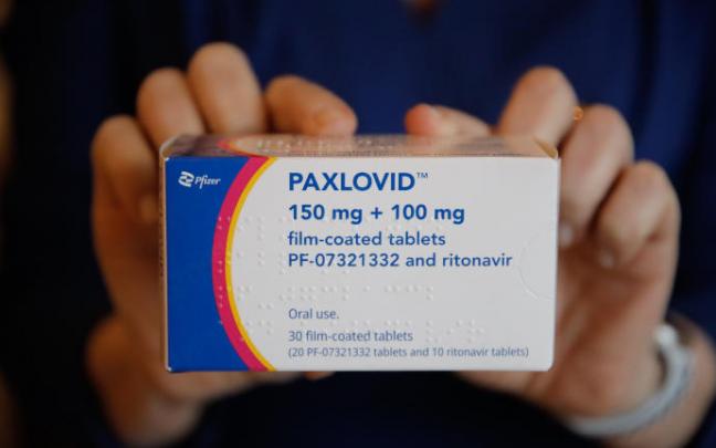 Paxlovid, el antiviral de Pfizer contra la covid.