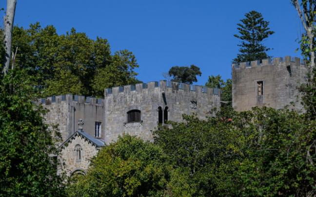 Fachada del Pazo de Meirás. Fachada del Pazo de Meirás.