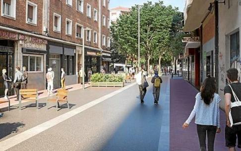 La peatonalización de Aldabe eliminará 50 plazas de aparcamiento