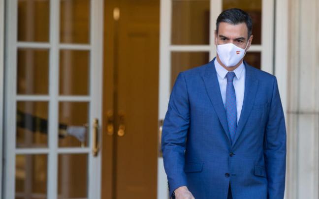 Pedro Sánchez, en la Moncloa. Pedro Sánchez, en la Moncloa.