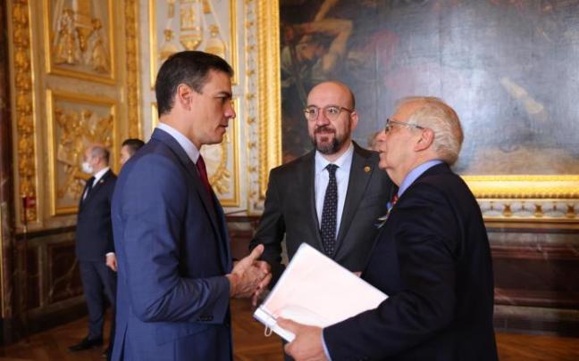 Pedro Sánchez en Versalles.