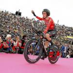 Pello Bilbao, a la conclusión de la crono de Verona, finalizó el Giro en quinto lugar. Foto: Sprint Cycling Agency