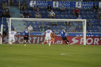 Joselu anotó en la primera jornada ante el Real Madrid –de penalti– el único gol del curso.