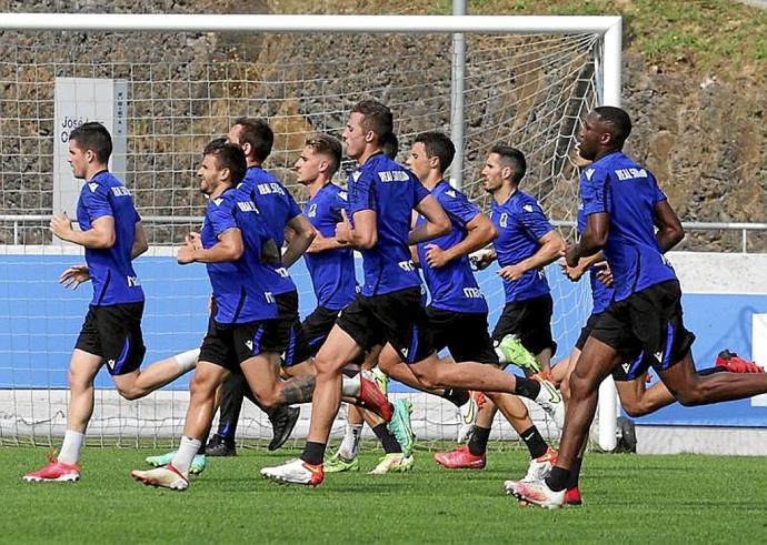 Instante de un entrenamiento en Zubieta. Foto: Iker Azurmendi