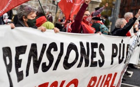 Manifestación del movimiento de pensionistas. Manifestación del movimiento de pensionistas.
