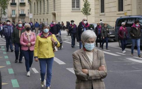 Arabako pentsionistak maiatzan egin zuten manifestazioan Gasteizen