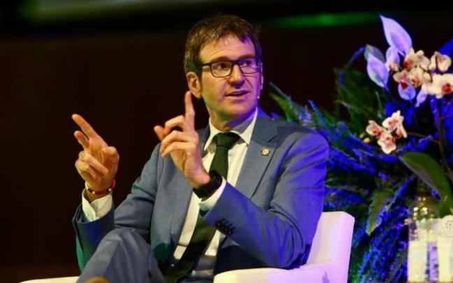 Urtaran, en el congreso.