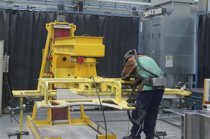 Un trabajador en su empresa.