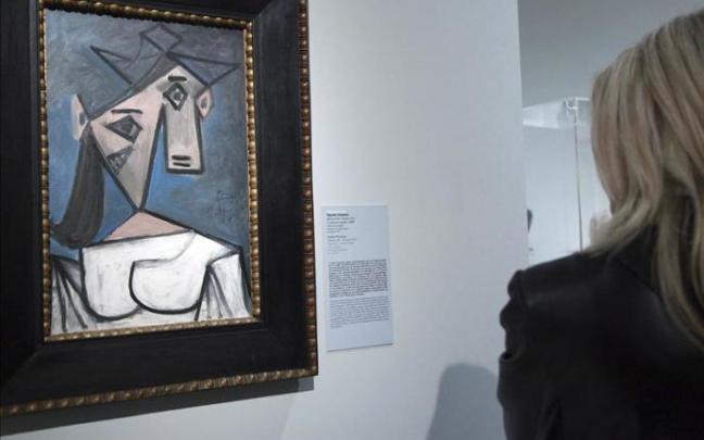 El cuadro 'Cabeza de mujer'. El cuadro 'Cabeza de mujer'.