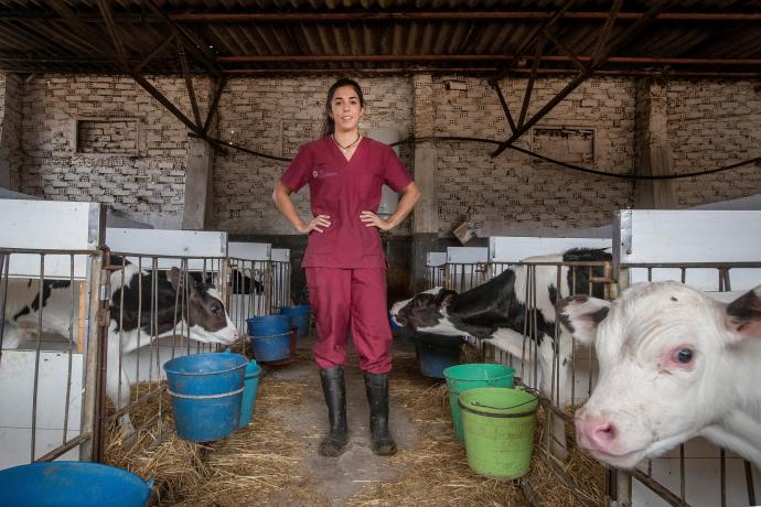 Pilar Arteaga tiene su finca Las Pachecas, en las inmediaciones de Jerez de la Frontera.