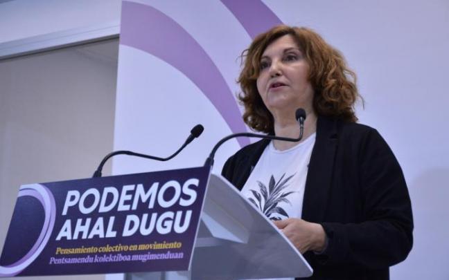 Pilar Garrido, coordinadora general de Podemos Euskadi. Pilar Garrido, coordinadora general de Podemos Euskadi.