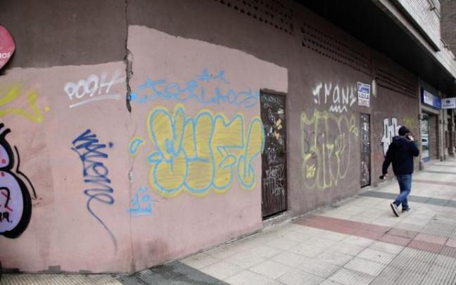 Pintadas en Vitoria.