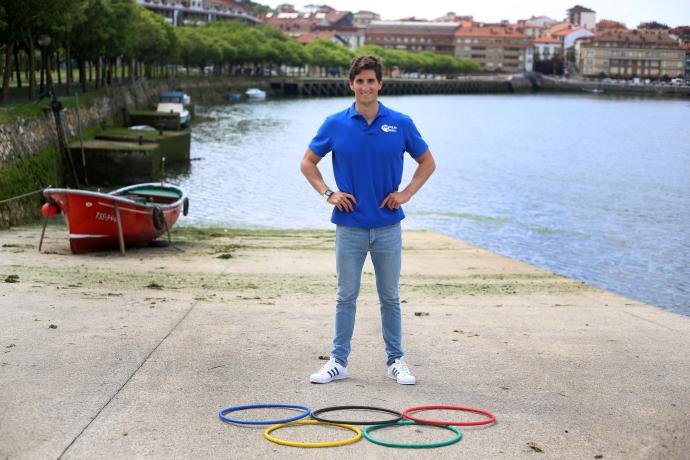 El zumaiarra Iñigo Peña va a por todas a los Juegos Olímpicos de Tokio.