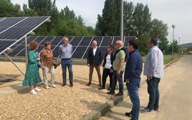 Las placas solares de la nueva instalación.