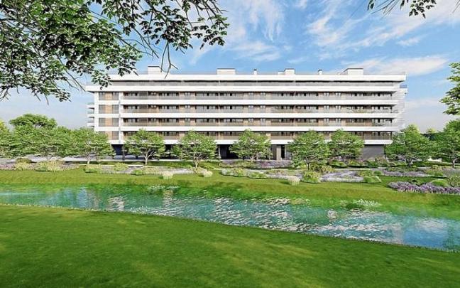 Propuesta de la promoción de Iñurritza Berria en Zarautz. Foto: N.G.