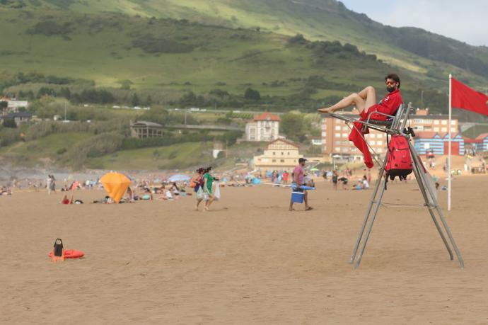 La Arena es una de las playas que tiene el baño prohibido de forma cautelar