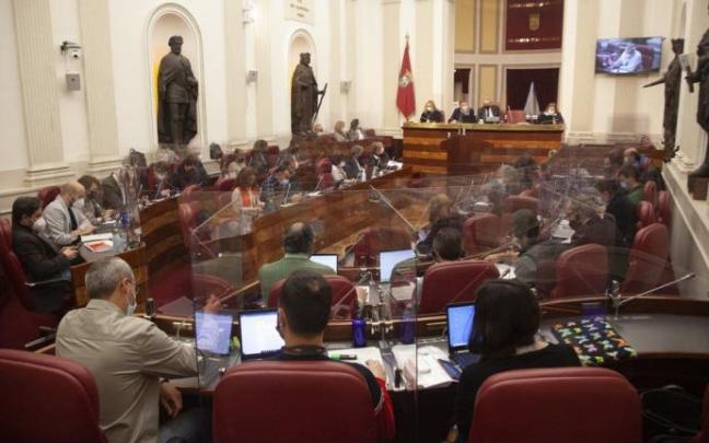 Un Pleno de las Juntas Generales de Álava. Un Pleno de las Juntas Generales de Álava.