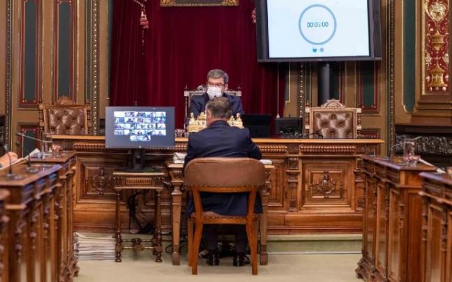 Aburto espera que el próximo pleno del Ayuntamiento de Bilbao sea presencial Aburto espera que el próximo pleno del Ayuntamiento de Bilbao sea presencial