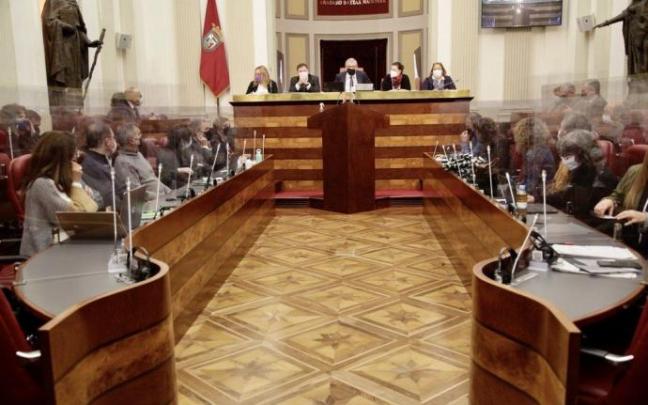 Pleno celebrado este jueves en las Juntas Generales de Álava. Pleno celebrado este jueves en las Juntas Generales de Álava.