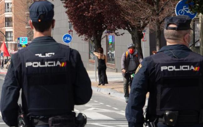 Agentes de la Policía Nacional.