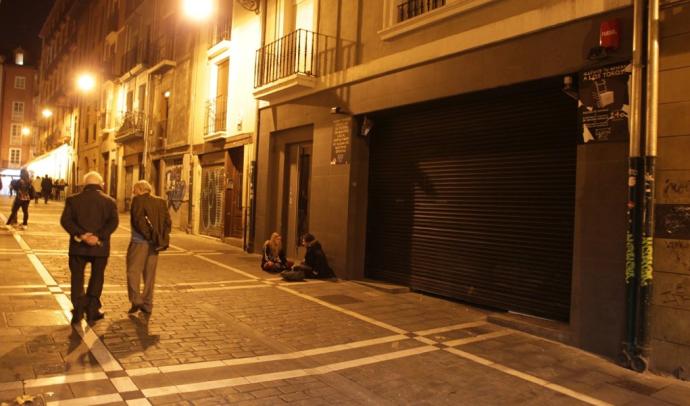 Fachada de la antigua Sureña, en la calle Tejería, 13, donde se ubicará la nueva pollería.