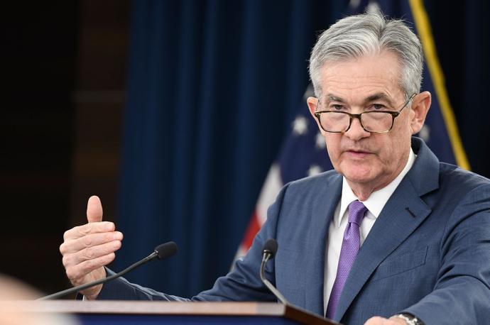 El presidente de la Reserva Federal de EEUU, Jerome Powell.