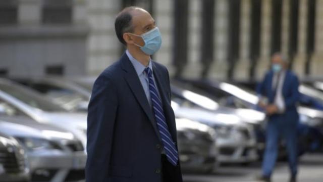 El inspector de Policía Manuel Morocho, momentos antes de declarar en el juicio de 'Kitchen'. El inspector de Policía Manuel Morocho, momentos antes de declarar en el juicio de 'Kitchen'.