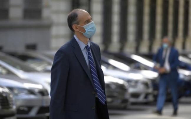 El inspector de Policía Manuel Morocho, momentos antes de declarar en el juicio de 'Kitchen'. El inspector de Policía Manuel Morocho, momentos antes de declarar en el juicio de 'Kitchen'.