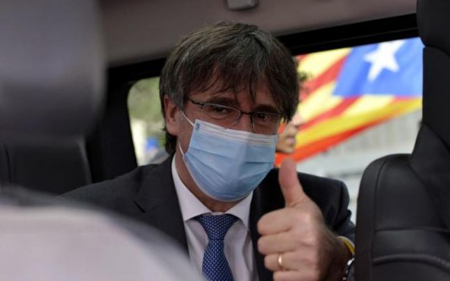 Carles Puigdemont, feliz tras la resolución italiana Carles Puigdemont, feliz tras la resolución italiana